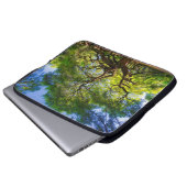Angel Oak Tree Laptopschutzhülle (Vorne Knopf)