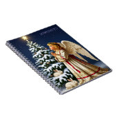 Angel of Christmas Night – Classical Holiday  Notizblock (Rechte Seite)