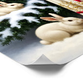 Angel of Christmas Night – Classical Holiday  Poster (Ecke)