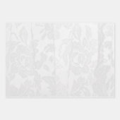 Angel of Joy Elegant Gold Weiße Perlen & Spitzen Geschenkpapier Set (Vorderseite 2)