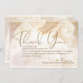 Angel of Light Memorial Beileid Dankeschön Card Einladung (Vorne/Hinten)