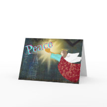 Angel of Peace Christmas card