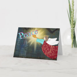 Angel of Peace Christmas card Feiertagskarte