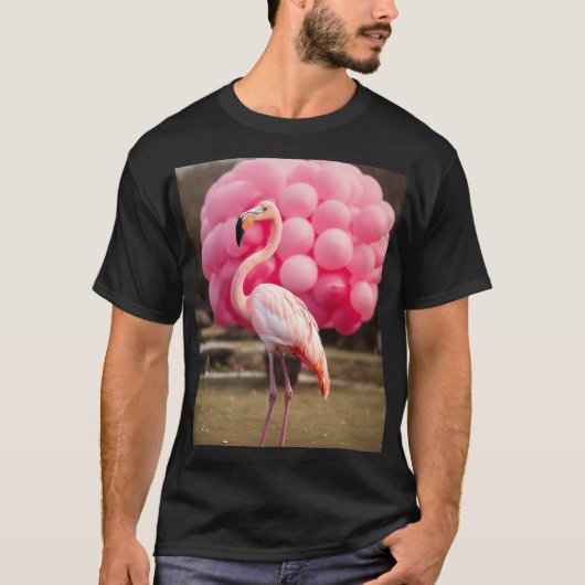 Angel of Peace Flamingo" T-Shirt (Vorderseite)
