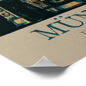 Angel of Peace Monument, München, Deutschland Poster (Ecke)