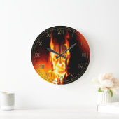 Angel of the bottomless pit große wanduhr (Zuhause)