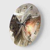 Angel of the Misfortunate Große Wanduhr (Winkel)