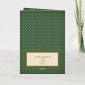 Angel of the Sacred Season Folded Greeting Card Karte (Rückseite)