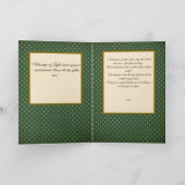 Angel of the Sacred Season Folded Greeting Card Karte (Innenseite)