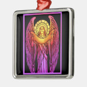 Angel-Ornament aus Hartglas Ornament Aus Metall (Links)