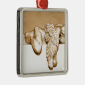 Angel Ornament Aus Metall (Rechts)