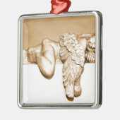 Angel Ornament Aus Metall (Links)