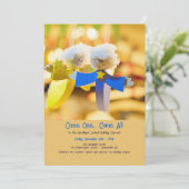 Angel Ornament Einladung (Stehend Vorderseite)