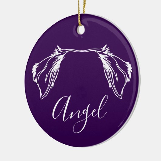 Angel Ornament (Paw Prints) (Links)