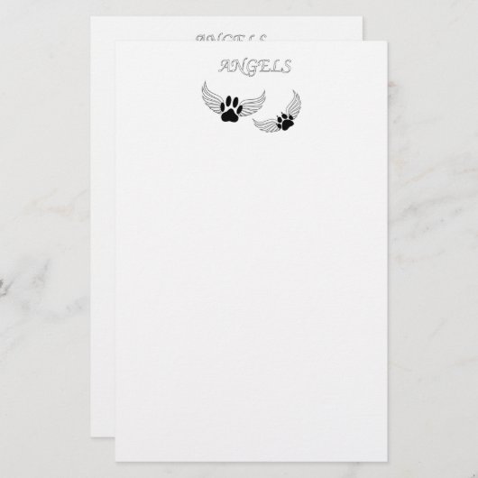 Angel Pads Briefpapier (Vorne/Hinten)
