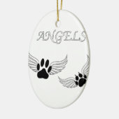 Angel Pads Keramik Ornament (Links)