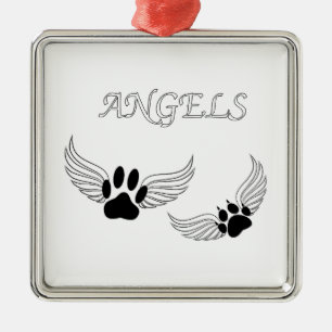 Angel Pads Silbernes Ornament