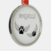 Angel Pads Silbernes Ornament (Rechts)