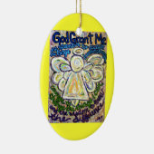 Angel Painting Ornament Pendant (Rechts)
