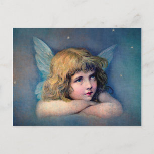 Angel Painting Vintag Postkarte