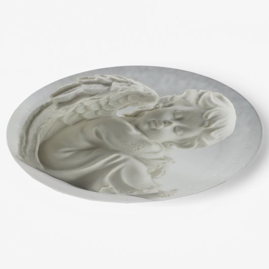 Angel-Papierplatte Pappteller (Schrägansicht)