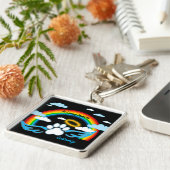 Angel Paws Rainbow Memorial Key Chain Schlüsselanhänger (Seite)