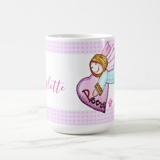 Angel peace mug kaffeetasse (Mittel)