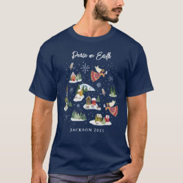 Angel Peace on Earth Christmas T-Shirt