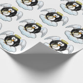 ANGEL PENGUIN GESCHENKPAPIER (Ecke)