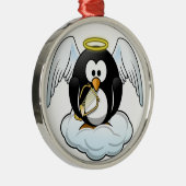 ANGEL PENGUIN SILBERNES ORNAMENT (Rechts)
