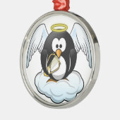 ANGEL PENGUIN SILBERNES ORNAMENT (Links)