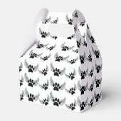 Angel Pet Paw Prints Custom Geschenkschachtel (Rückseite)