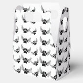 Angel Pet Paw Prints Custom Geschenkschachtel (Geöffnet)