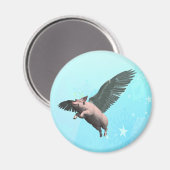 Angel Pig Magnet (Vorderseite/Rückseite)