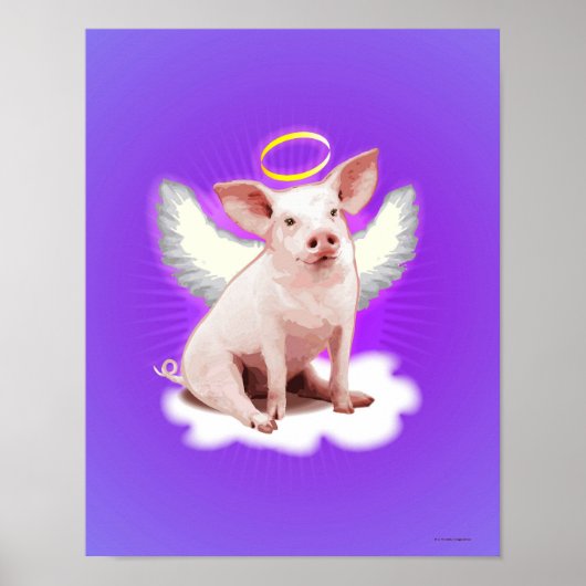 Angel Pig Poster (Vorne)