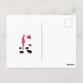 Angel Pigs Happy Meal Vegeterian Postkarte (Rückseite)