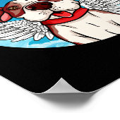 Angel Pitbull Stafford Bully Bulldog Poster (Ecke)