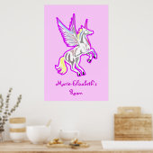 Angel-Plakat für Einhorn-Wächter Poster (Küche)