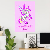 Angel-Plakat für Einhorn-Wächter Poster (Heimbüro)