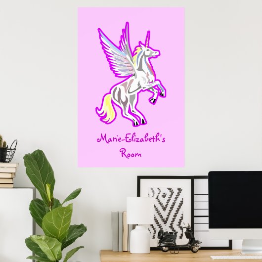 Angel-Plakat für Einhorn-Wächter Poster (Heimbüro)