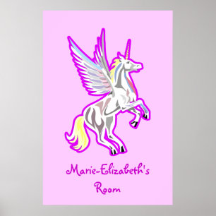Angel-Plakat für Einhorn-Wächter Poster
