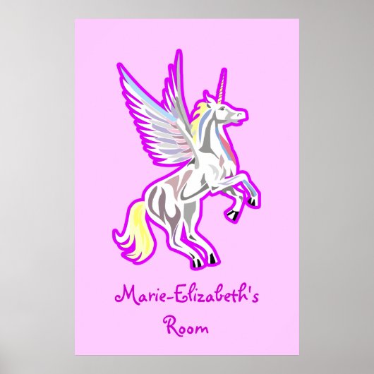 Angel-Plakat für Einhorn-Wächter Poster (Vorne)