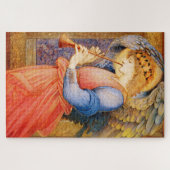 "Angel play a flageolet" von Edward Burne-Jones Puzzle (Horizontal)