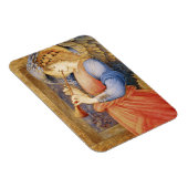 Angel Playing a Flageolet (von Edward Burne-Jones) Magnet (Rechte Seite)