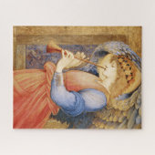 Angel Playing a Flageolet (von Edward Burne-Jones) Puzzle (Horizontal)
