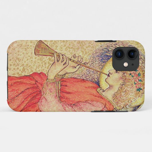 Angel Playing Case-Mate iPhone Hülle (Rückseite (Horizontal))