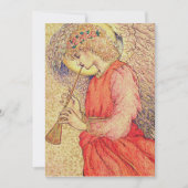 Angel Playing Einladung (Vorderseite)