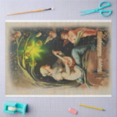 Angel Playing Gitarre Grüße Heiligabend Seidenpapier (Basteln)