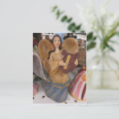 Angel Playing Harp Postkarte (Stehend Vorderseite)