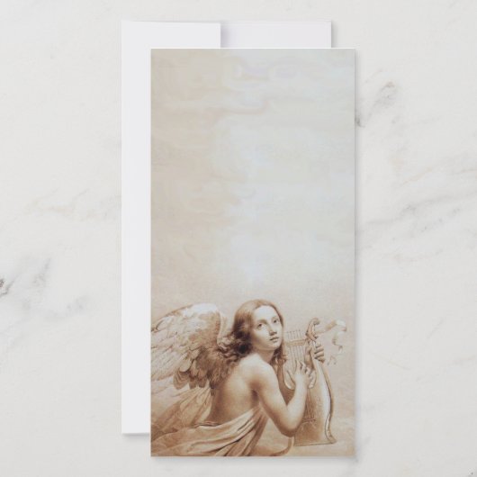 ANGEL PLAYING LYRA OVER THE CLOUDS (Rückseite)